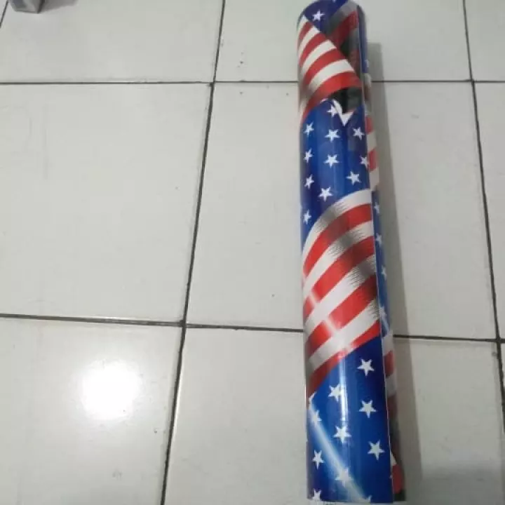 Detail Stiker Bendera Amerika Nomer 45