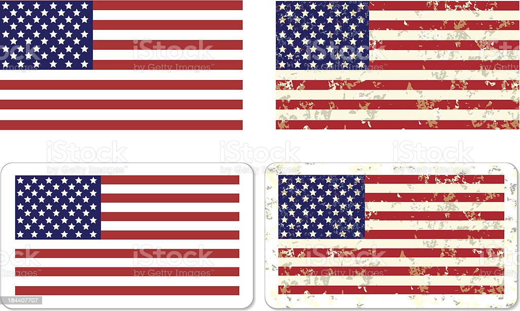 Detail Stiker Bendera Amerika Nomer 6