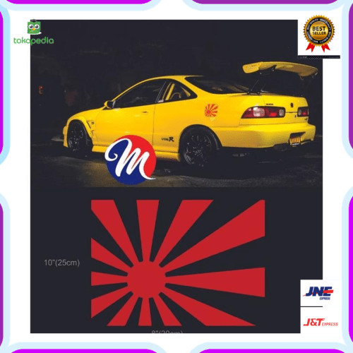 Detail Stiker Bendera Jepang Nomer 17