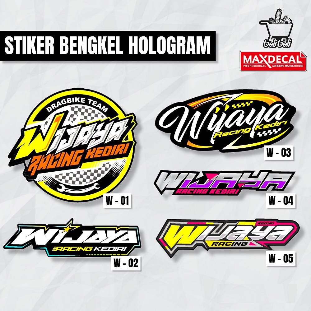 Detail Stiker Bengkel Racing Nomer 21