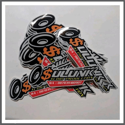 Detail Stiker Bengkel Racing Nomer 33