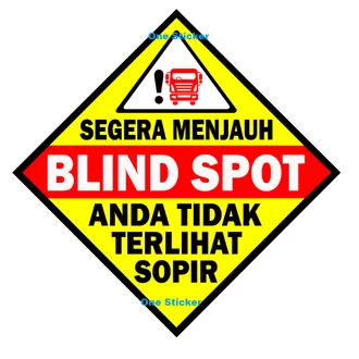 Detail Stiker Blind Spot Nomer 21