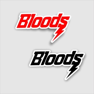 Detail Stiker Bloods Nomer 2