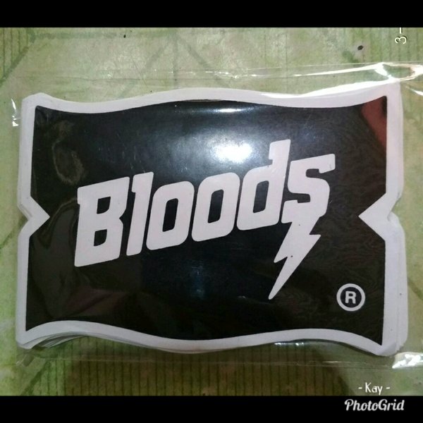Detail Stiker Bloods Nomer 27