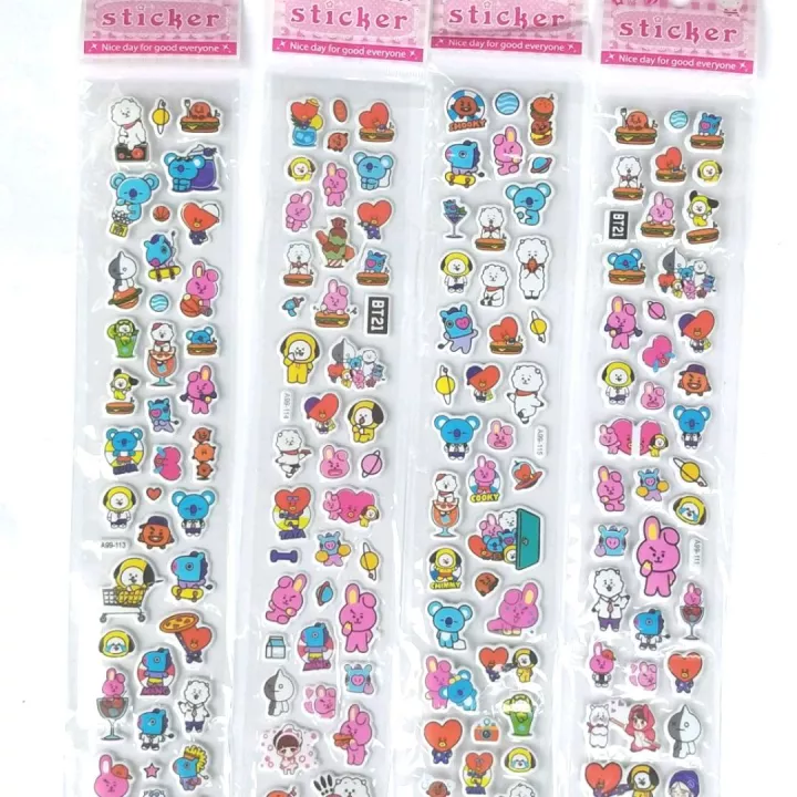 Detail Stiker Boneka Bts Nomer 31