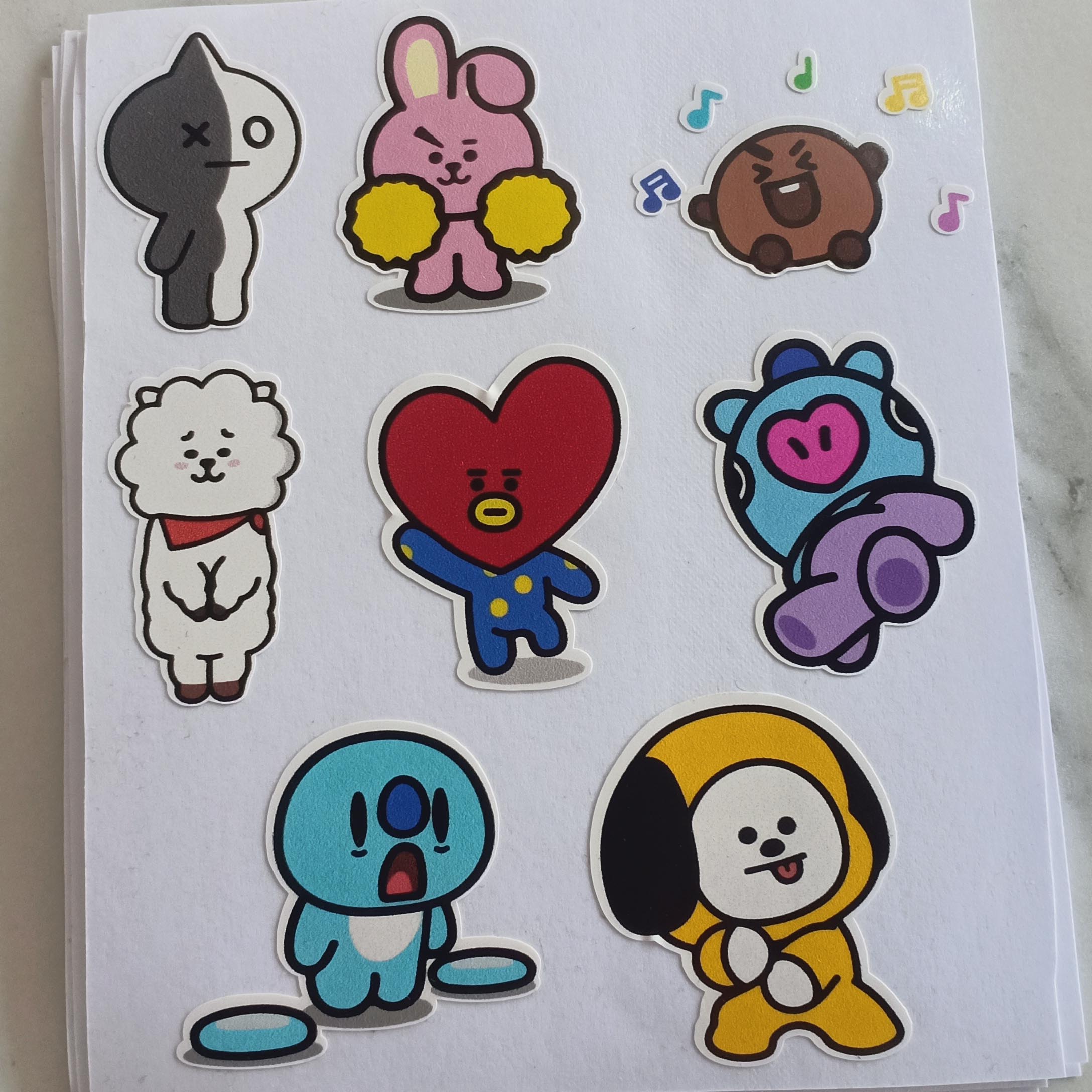 Detail Stiker Boneka Bts Nomer 49