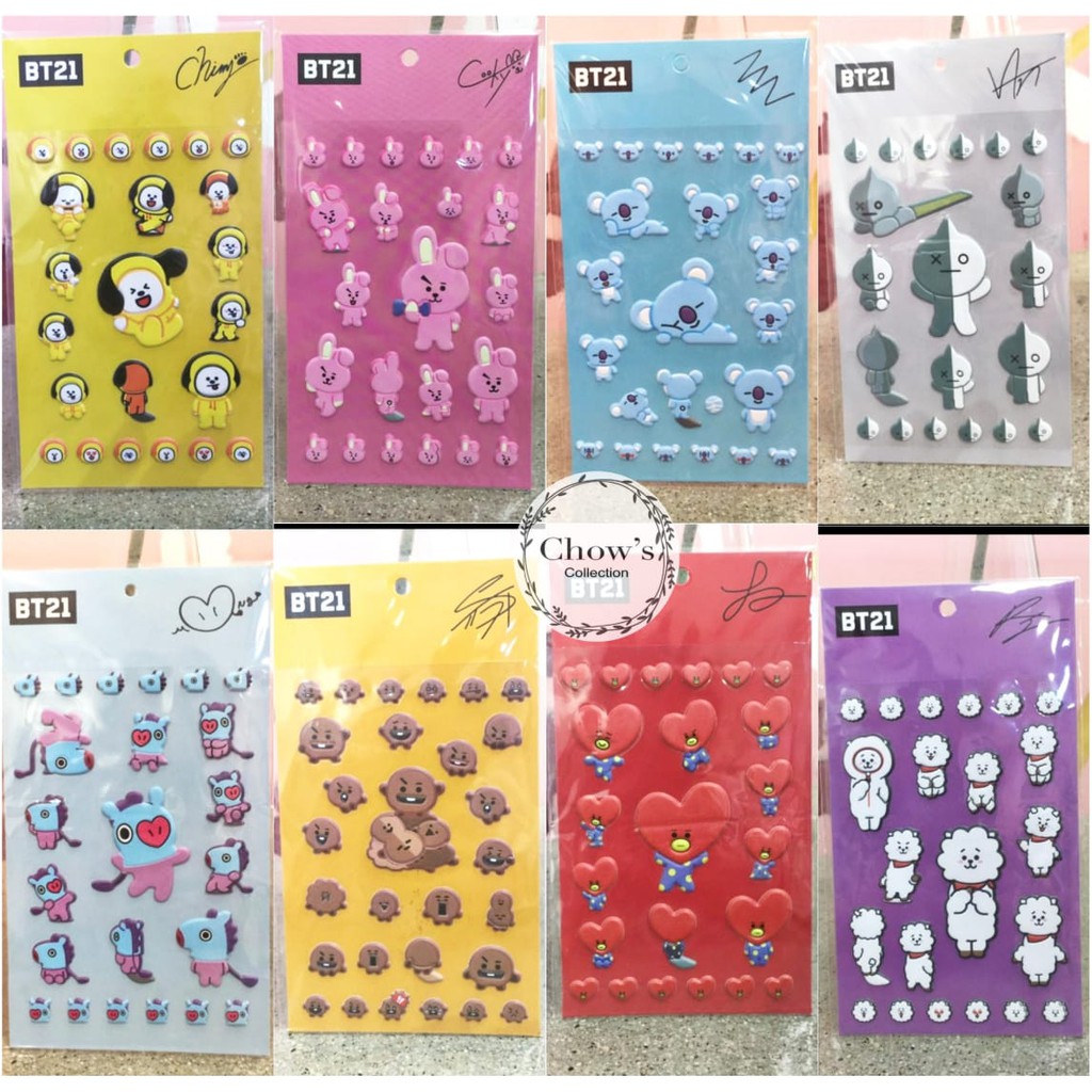 Detail Stiker Boneka Bts Nomer 51