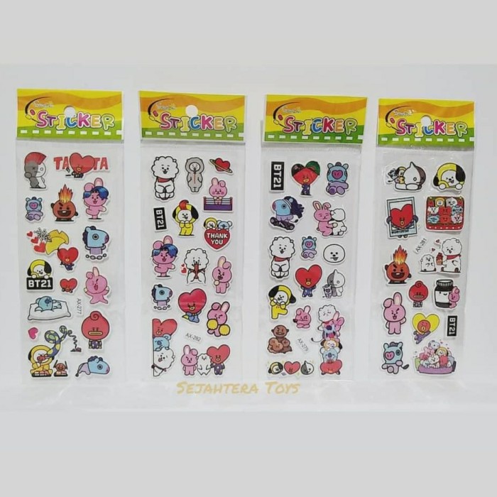 Detail Stiker Boneka Bts Nomer 55