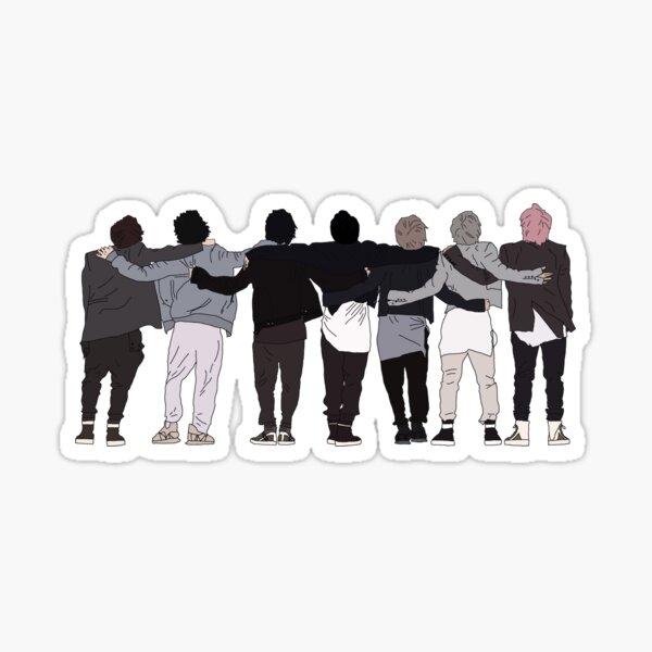 Detail Stiker Bts Aesthetic Nomer 4