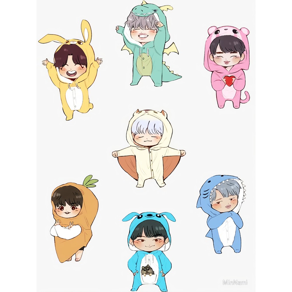 Detail Stiker Bts Lucu Nomer 31