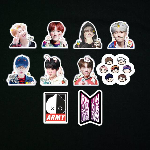 Detail Stiker Bts Lucu Nomer 39