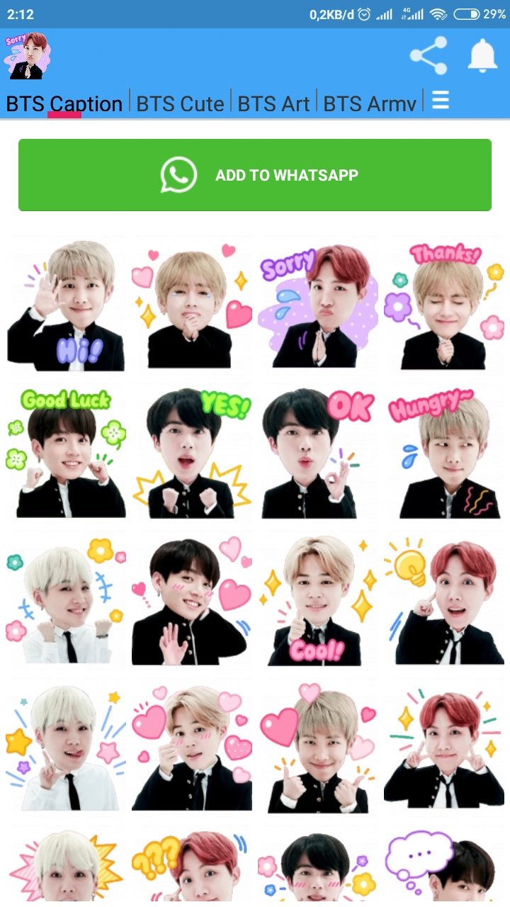 Detail Stiker Bts Lucu Nomer 41