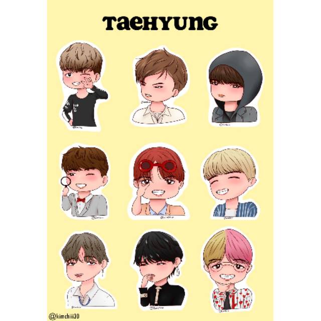 Detail Stiker Bts Lucu Nomer 51