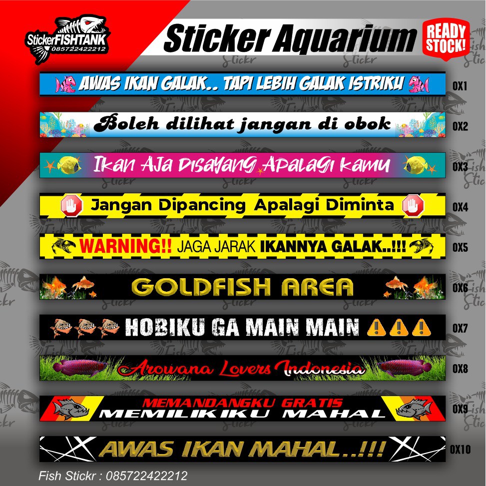 Detail Stiker Buat Aquarium Nomer 13