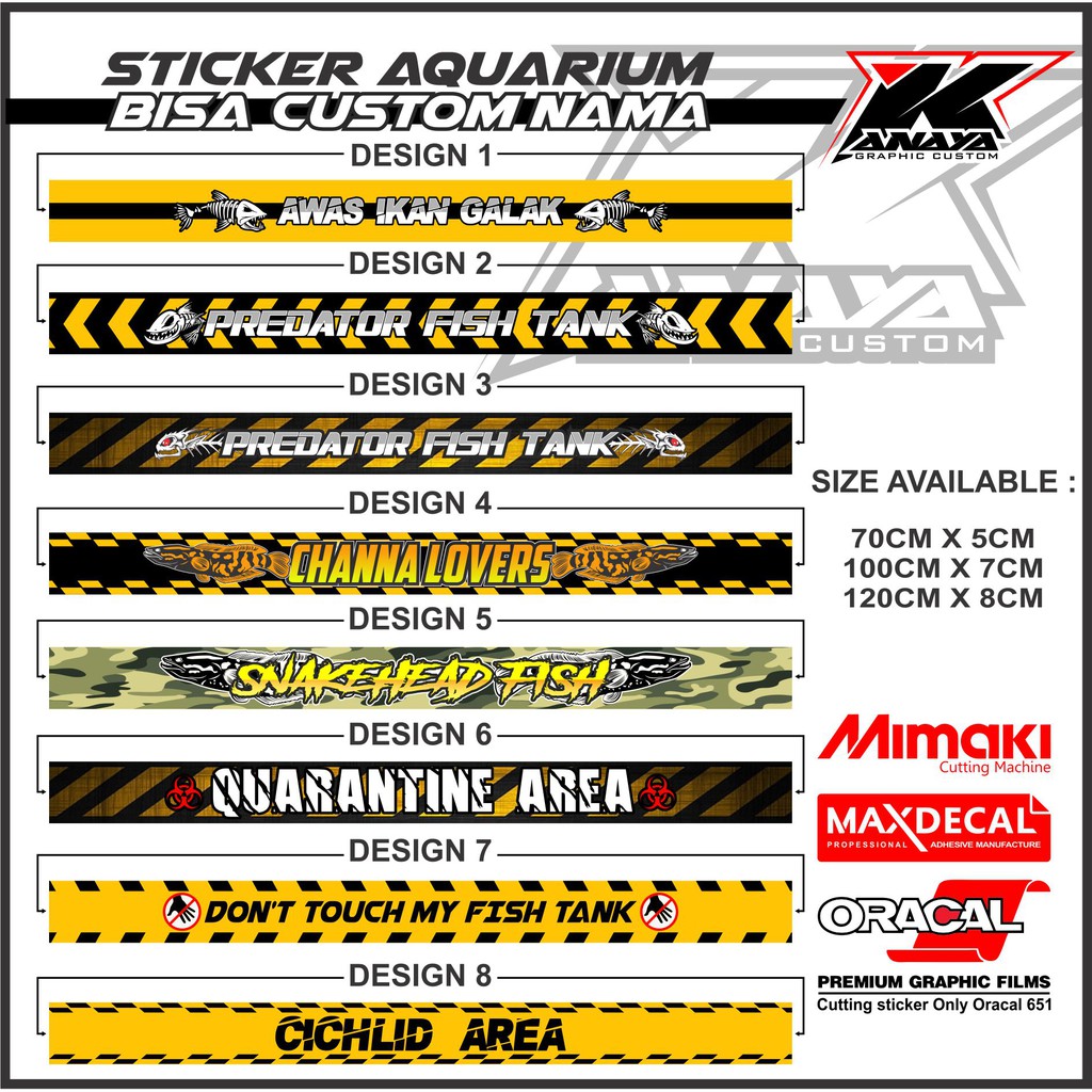 Detail Stiker Buat Aquarium Nomer 27