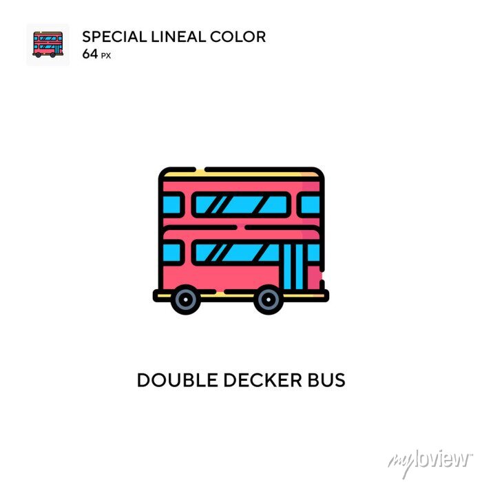 Detail Stiker Bus Double Decker Nomer 36