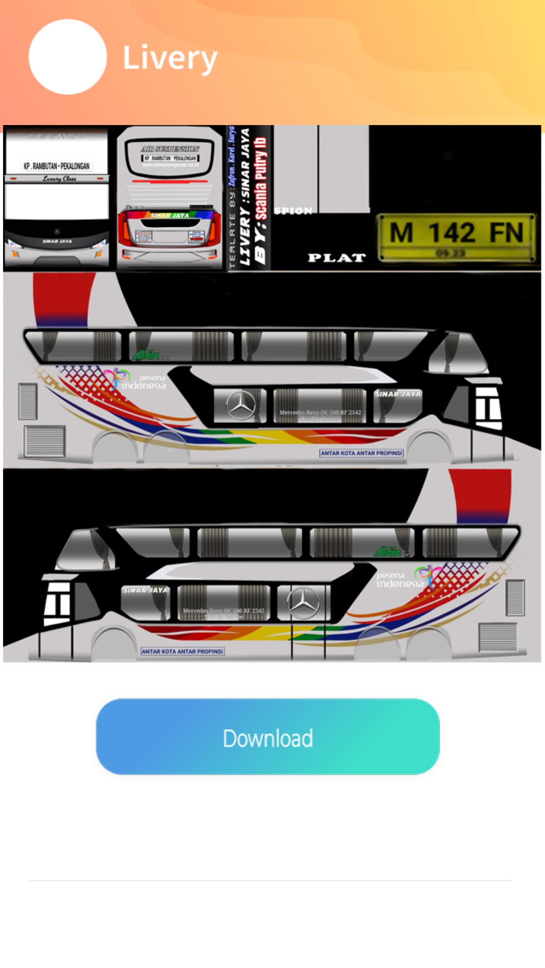 Detail Stiker Bus Simulator Double Decker Nomer 11