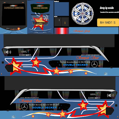 Detail Stiker Bus Simulator Keren 3d Nomer 46