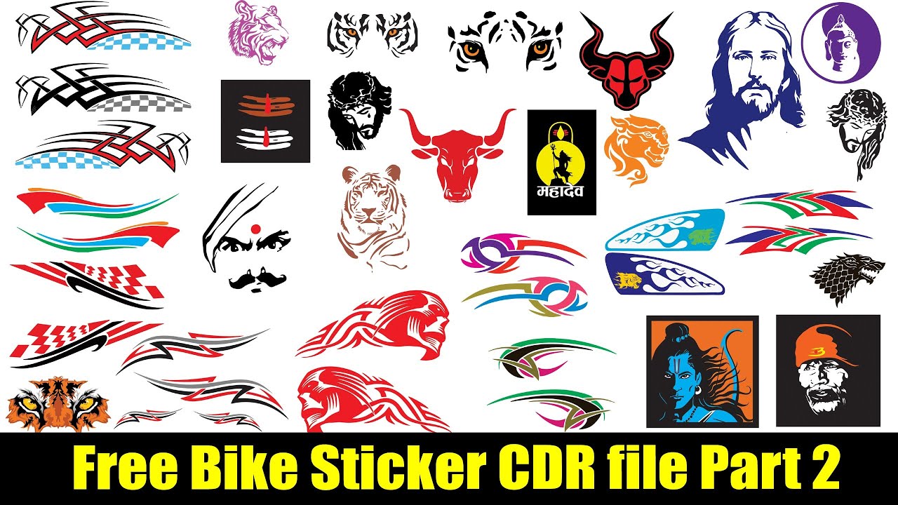 Detail Stiker Cdr Nomer 52