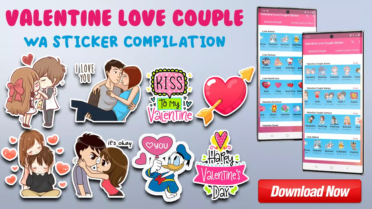 Detail Stiker Cinta Romantis Nomer 20