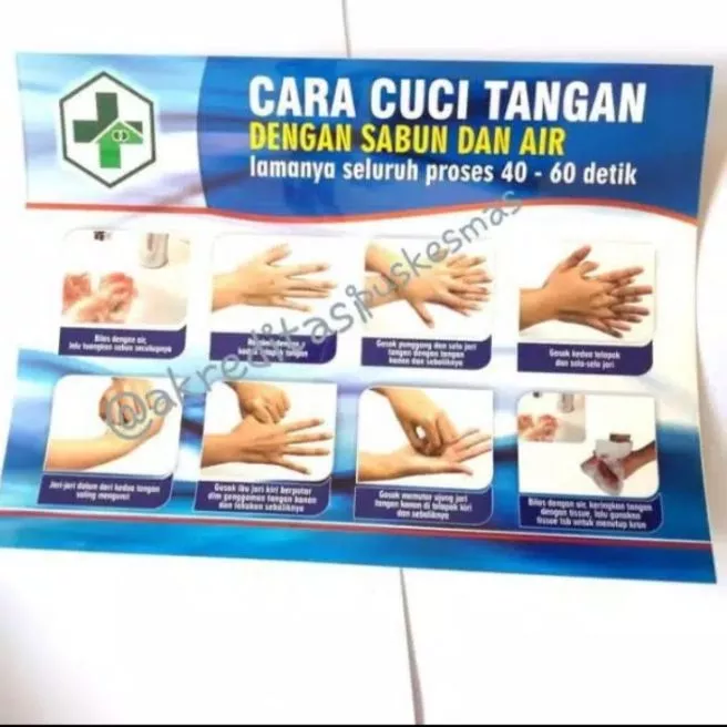 Detail Stiker Cuci Tangan Pakai Sabun Nomer 31