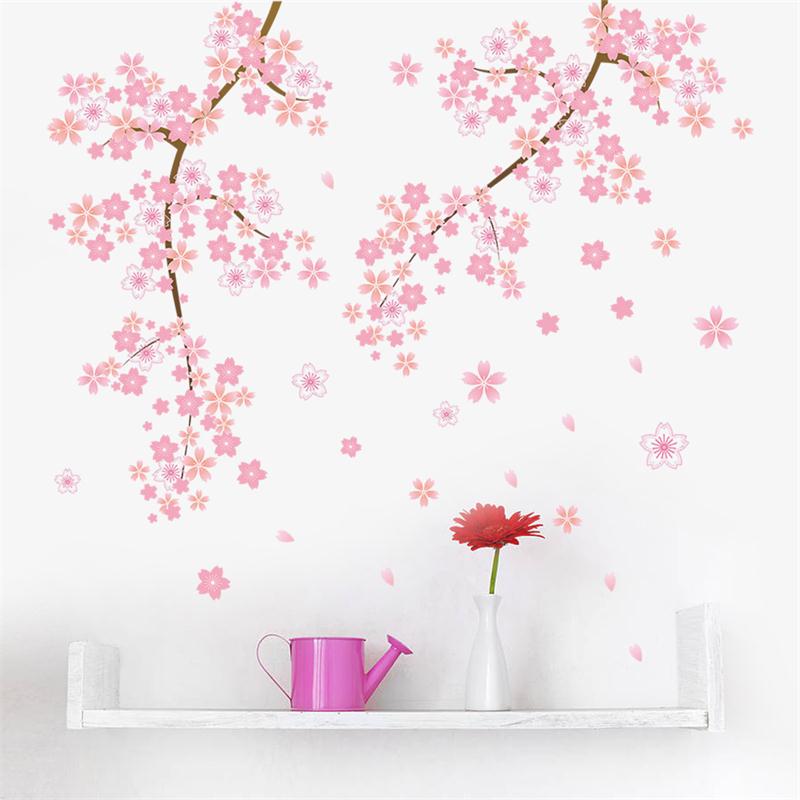 Detail Stiker Dinding Bunga Sakura Nomer 57