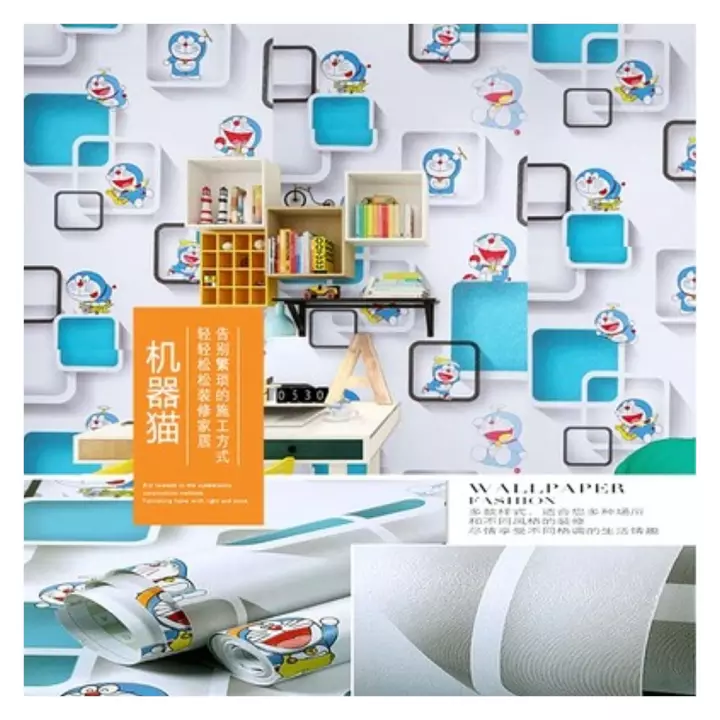 Detail Stiker Dinding Doraemon 3d Nomer 21