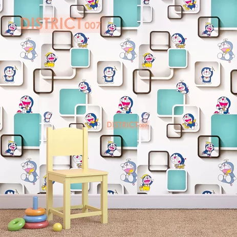 Detail Stiker Dinding Doraemon 3d Nomer 49