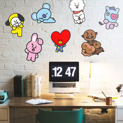 Detail Stiker Dinding Kamar Bts Nomer 36