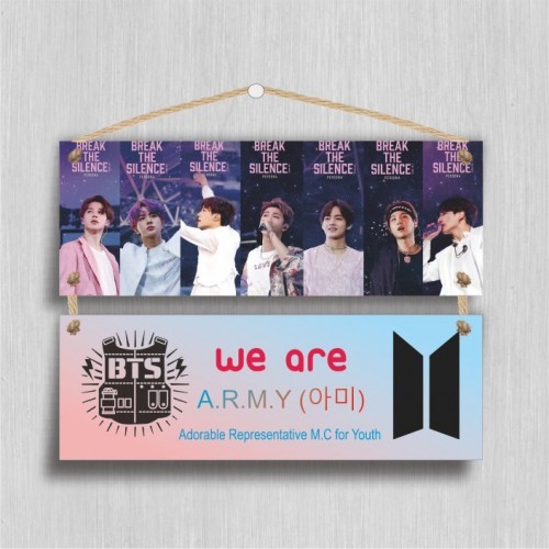 Detail Stiker Dinding Kamar Bts Nomer 8