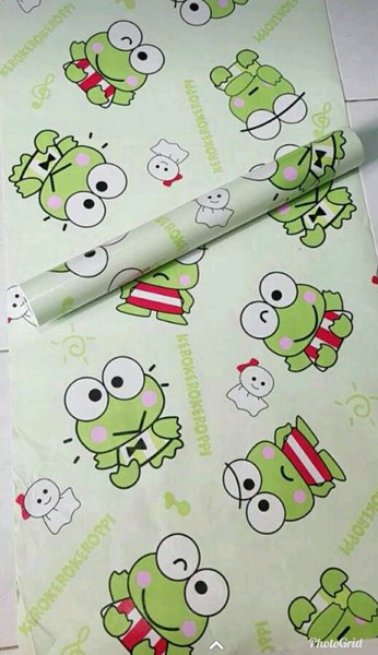 Detail Stiker Dinding Keroppi Nomer 8