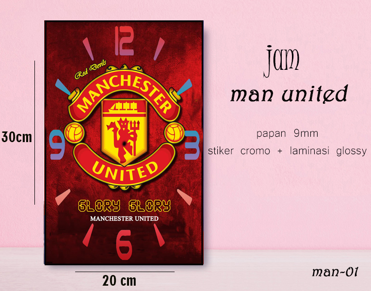 Detail Stiker Dinding Manchester United Nomer 22