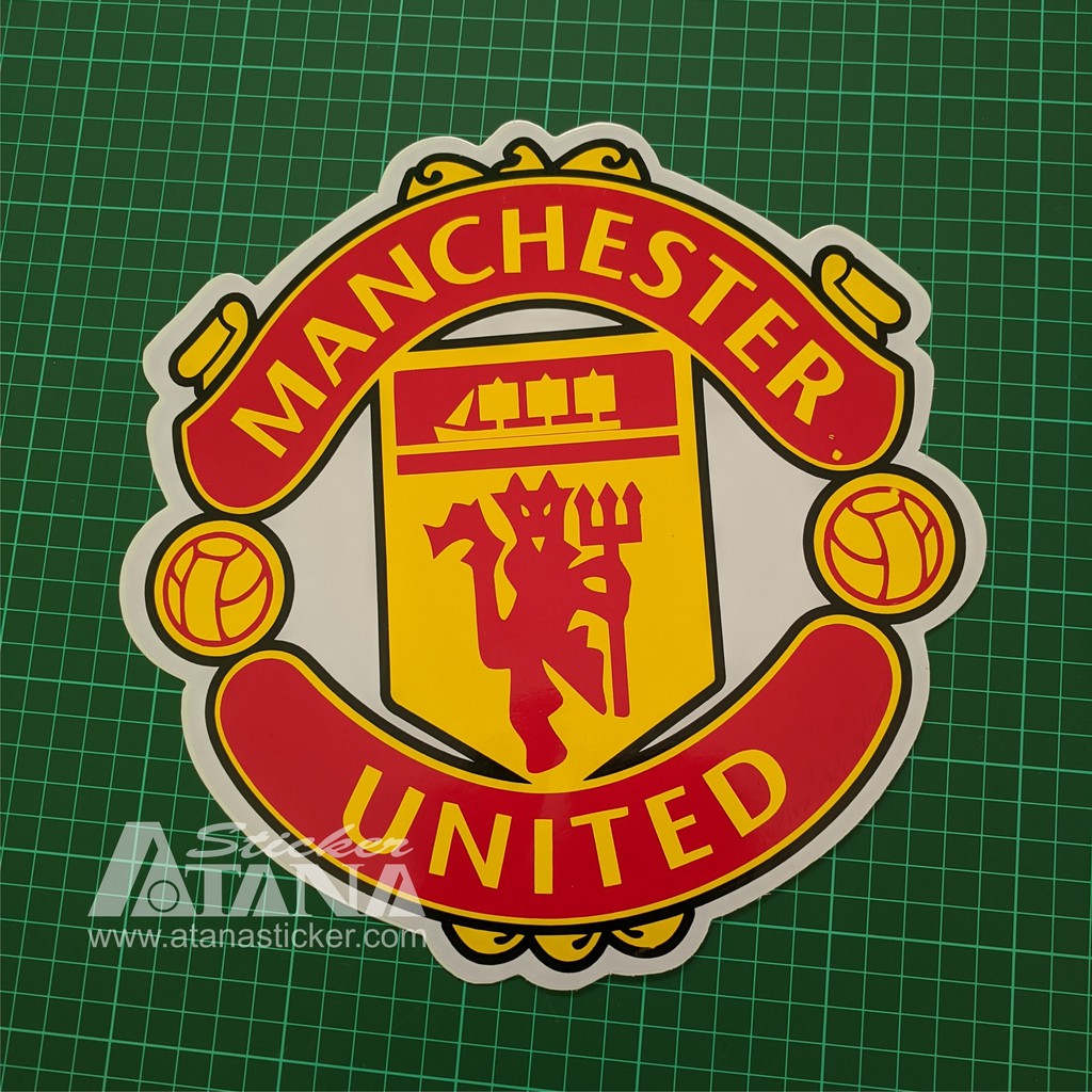 Detail Stiker Dinding Manchester United Nomer 36