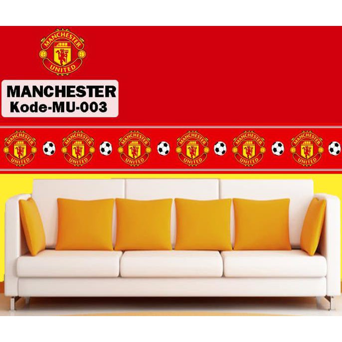 Detail Stiker Dinding Manchester United Nomer 40