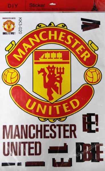 Detail Stiker Dinding Manchester United Nomer 49