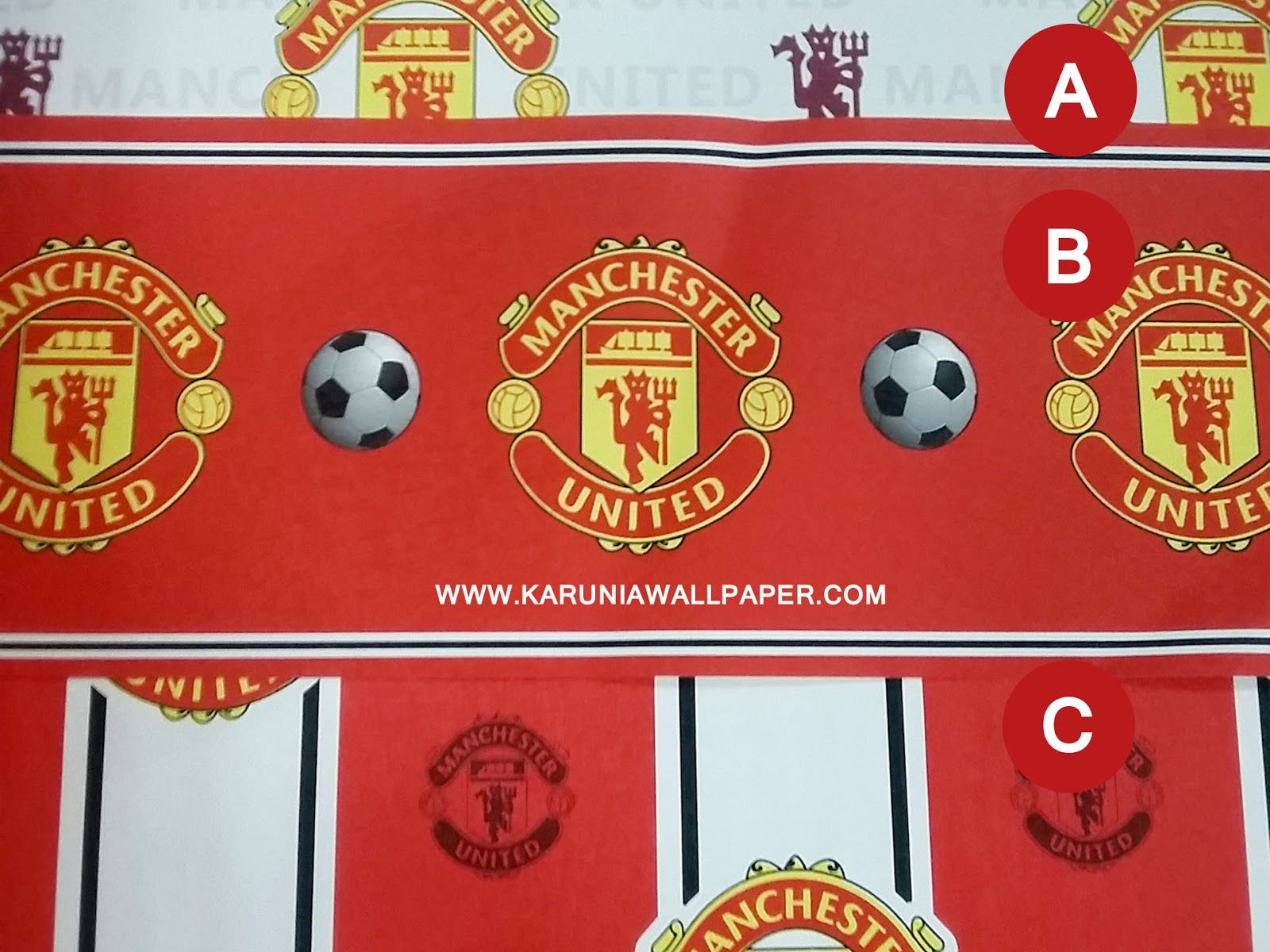 Detail Stiker Dinding Manchester United Nomer 8