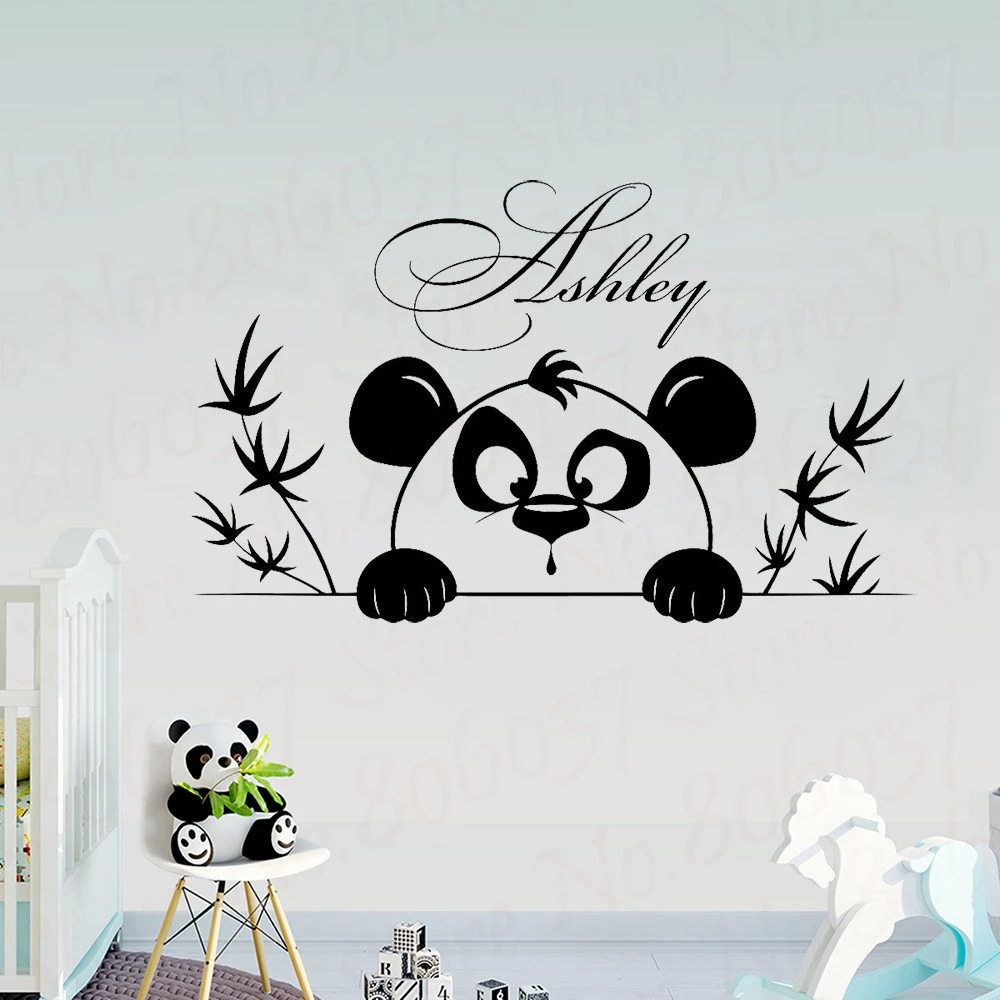 Detail Stiker Dinding Panda Nomer 12
