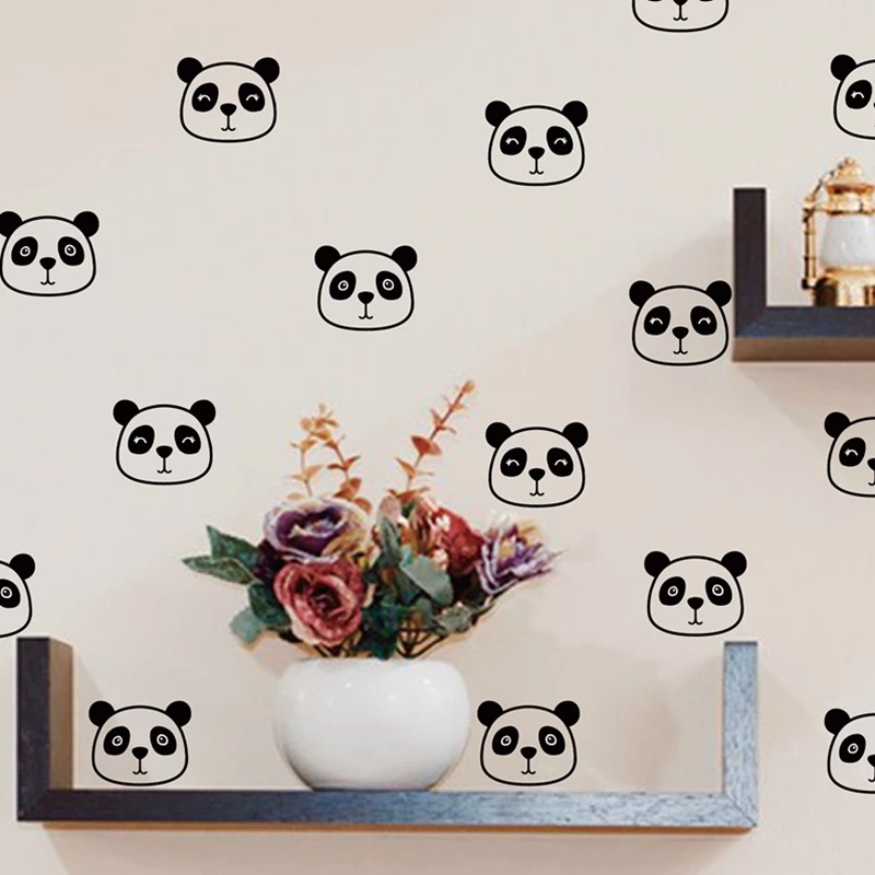 Detail Stiker Dinding Panda Nomer 45