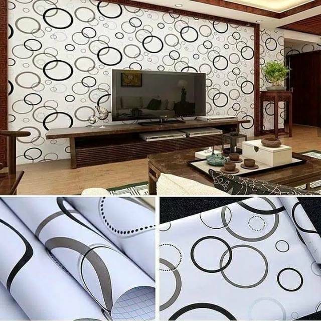 Detail Stiker Dinding Polkadot Nomer 21