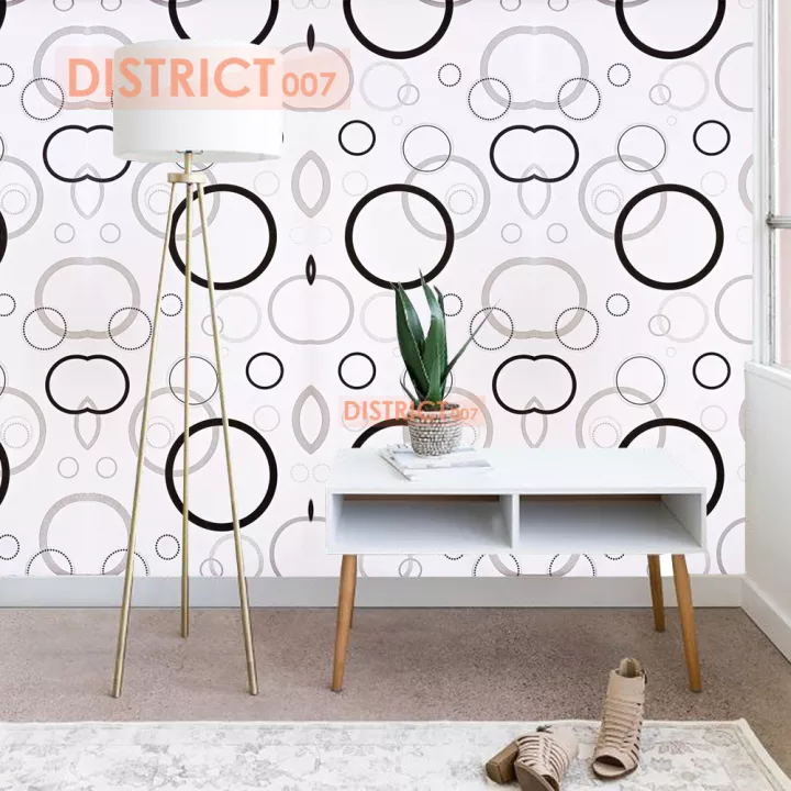 Detail Stiker Dinding Polkadot Nomer 30