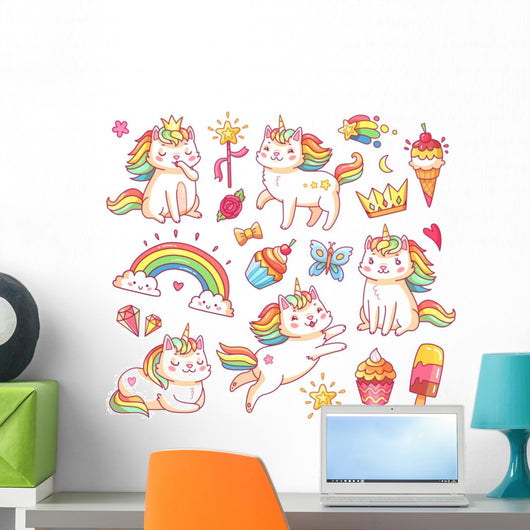 Detail Stiker Dinding Unicorn Nomer 43