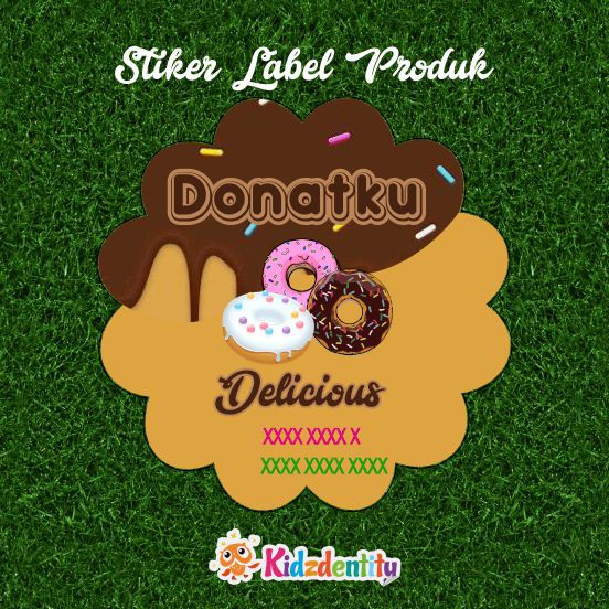 Detail Stiker Donat Lucu Nomer 10