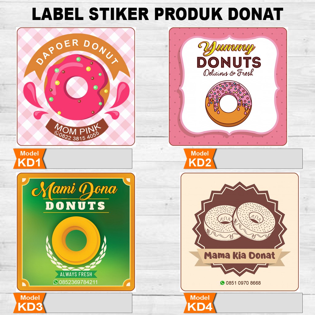 Detail Stiker Donat Lucu Nomer 12