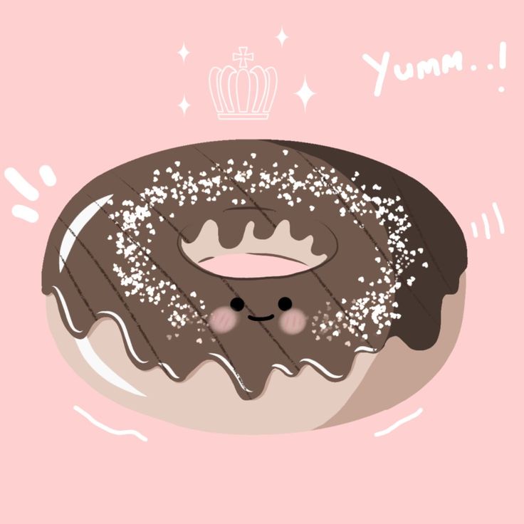 Detail Stiker Donat Lucu Nomer 21