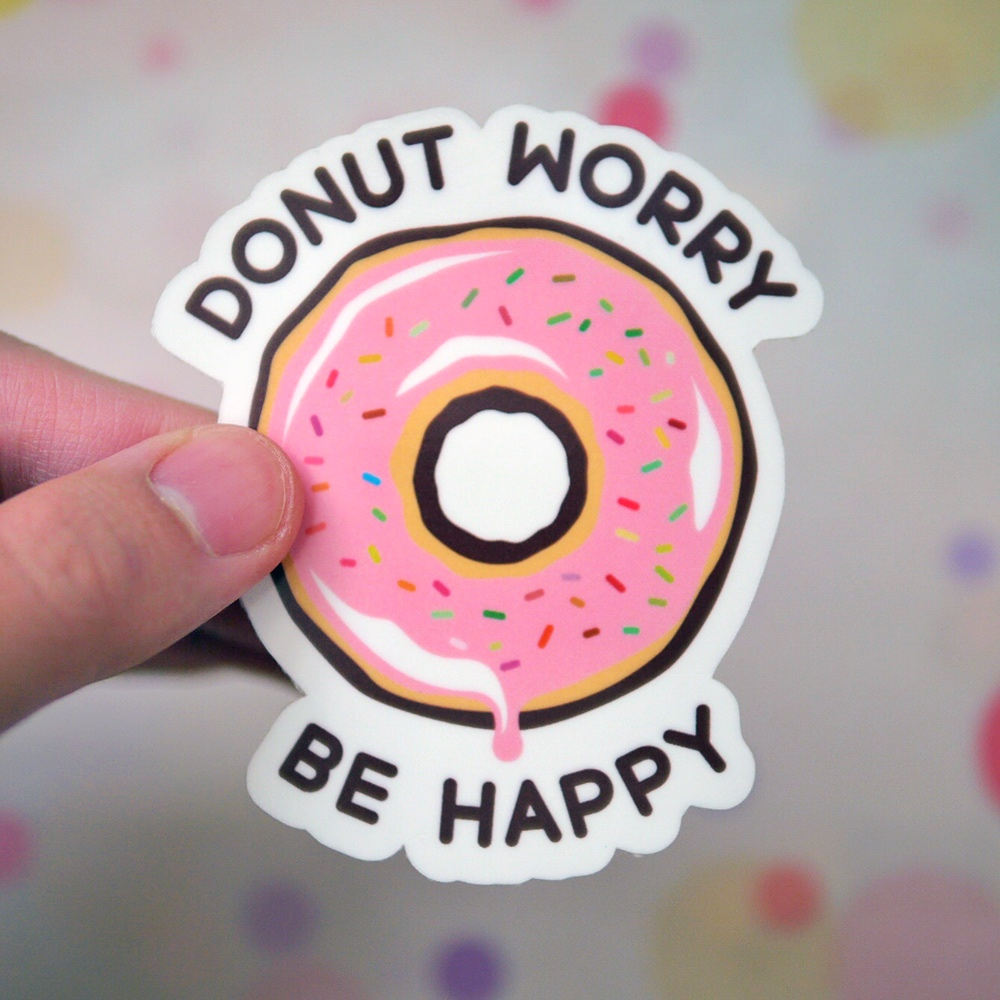 Detail Stiker Donat Lucu Nomer 26