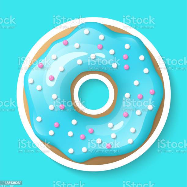 Detail Stiker Donat Lucu Nomer 28