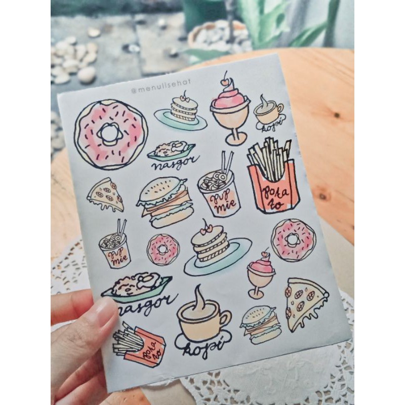 Detail Stiker Donat Lucu Nomer 39