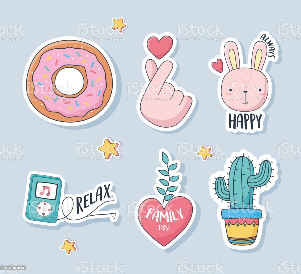 Detail Stiker Donat Lucu Nomer 40
