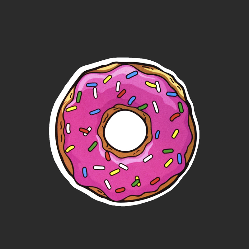 Detail Stiker Donat Lucu Nomer 43