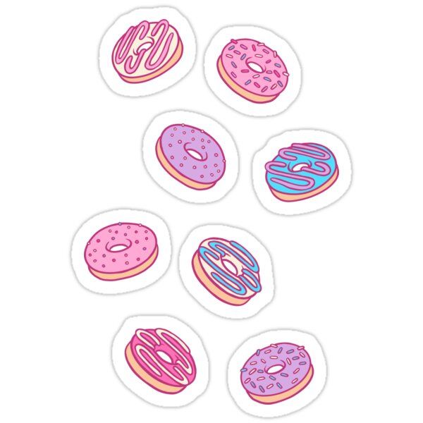 Detail Stiker Donat Lucu Nomer 44